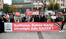 Gaziosmanpaşa'da "Gazze" ve "kadına yönelik şiddet" konulu eylem