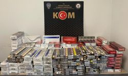 Kocaeli'de otobüste 3 bin 820 paket kaçak sigara ele geçirildi