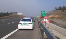 Kuzey Marmara Otoyolu'nda hız sınırını ihlal eden sürücülere 13 milyon 249 bin 523 lira ceza