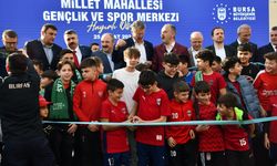 Bursa'da "Büyükşehir Gençlik ve Spor Merkezi" açıldı