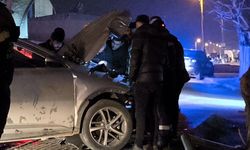 Bursa'da takla atan otomobil sürücüsü yaralandı