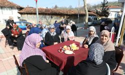 Bursa'daki kırsal mahallede erkekler evde oturdu, kahvehane kadınlara kaldı