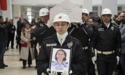 Edirne'de eski eşi tarafından öldürülen polis memuru Sevda Kuş için tören düzenlendi