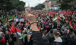 Filistin İnisiyatifi üyeleri Gazze için yürüdü