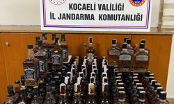 Kocaeli'de 158 şişe kaçak içki ele geçirildi