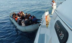 Ayvacık açıklarında 22’si çocuk, 46 kaçak göçmen yakalandı