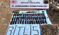Bitlis’te silah ve çok sayıda mühimmat ele geçirildi