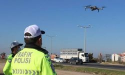 Bilecik'te emniyet ekipleri dronla trafik denetimi yaptı