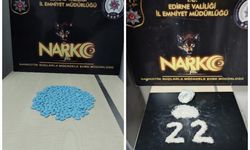 Edirne'de uyuşturucu operasyonunda yakalanan 4 zanlı tutuklandı