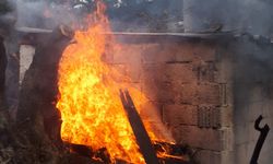 Erdek'te bağ evinde çıkan yangın söndürüldü
