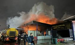 GÜNCELLEME - Kocaeli'de sanayi sitesinde çıkan yangın kontrol altına alındı