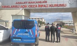 Kırklareli'nde 1 yıl 8 ay kesinleşmiş hapis cezası bulunan firari hükümlü yakalandı