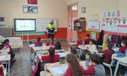 Kırklareli'nde öğrencilere trafik eğitimi verildi