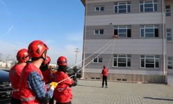 Lüleburgaz'da yangın ve tahliye tatbikatı yapıldı