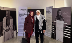 Çiğdem Erdoğan BM'de Filistin Kadın İşleri Bakanı Amal Hamad ile bir araya geldi