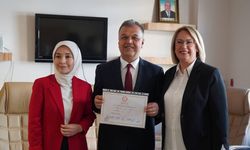 Çan Belediye Başkanı Harun Arslan mazbatasını aldı