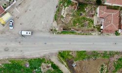 Edirne'de jandarma dron destekli trafik denetimi yaptı