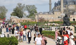 Eski payitaht Edirne'de bayram tatili hareketliliği sürüyor