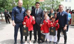 Manyas Belediyesporlu 2 karateci, Minikler Balkan Şampiyonası'na katılmaya hak kazandı