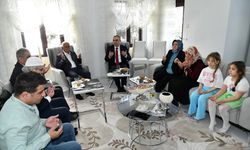 Tekirdağ Valisi Soytürk'ten şehit ailelerine ziyaret