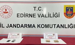 Edirne'de uyuşturucuyla yakalanan 2 şüpheli gözaltına alındı