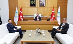 Gümrük Müdürü Aksoy, Başkan Alemdar'ı ziyaret etti
