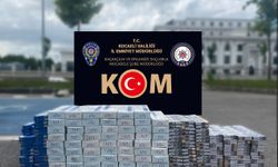 Anadolu Otoyolu'nda durdurulan araçta 1430 paket kaçak sigara ele geçirildi
