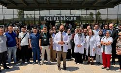 Bursa Şehir Hastanesi doktorlarından Filistin'e destek açıklaması