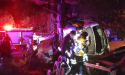 Çanakkale'de ağaca çarpan otomobildeki 2 kişi öldü