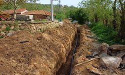 Edirne İl Özel İdaresi köylerde altyapı çalışmalarına devam ediyor