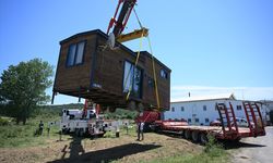 Edirne'de tarım arazilerindeki izinsiz yapılan "tiny house"ları kaldırma çalışmaları sürüyor