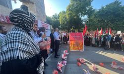 Filistin İnisiyatifi, İsrail'in Refah'taki saldırılarını Saraçhane'de protesto etti