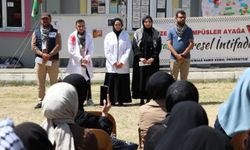 Gazze'de yaşananlar Tekirdağ'da üniversite öğrencilerinin hazırladığı tiyatro oyunuyla anlatıldı