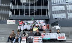 İstanbul Medipol Üniversitesi öğrencilerinin Filistin'e destek eylemi 5'inci gününde