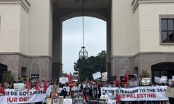 Koç Üniversitesi öğrencilerinden Filistin'e destek eylemi