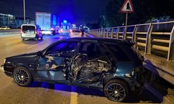 Kocaeli'de iki aracın karıştığı kazada 1 kişi yaralandı