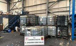 Sakarya'da 220 ton karışımlı kaçak akaryakıt ele geçirildi