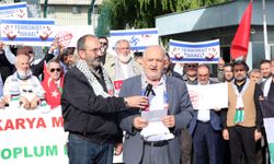 Sakarya'da İsrail'in Gazze'ye saldırıları protesto edildi