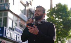 Ümraniye'de Filistin'e destek yürüyüşü