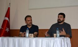 Yönetmen Evrim İnci, ÇOMÜ'de "Kurumsal Söyleşiler" etkinliğine katıldı