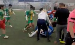 Aksaray’da kadınların futbol maçındaki kavga kamerada: 7 yaralı
