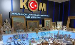 Ankara’da 50 milyon lira değerinde tarihi eser ele geçirildi