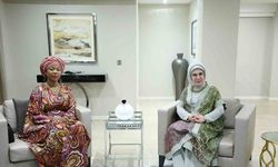 Emine Erdoğan, Sierra Leone Cumhurbaşkanı’nın eşi Fatima Maada Bio ile görüştü