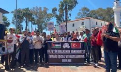 Köyceğiz’de Filistin’e destek yürüyüşü yapıldı