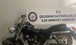 Şanlıurfa’dan çalınan motosiklet Çelikhan’da bulundu