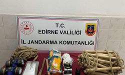 Edirne'de kaçak kazı yapan 6 şüpheli suçüstü yakalandı