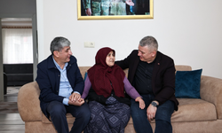 Başkan Osman Çelik şehit annesini unutmadı