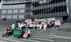 İstanbul Medipol Üniversitesi öğrencilerinden Filistin'e destek eylemi