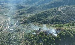 Ayvacık'ta ormanlık alanda etkili olan yangın kontrol altına alındı
