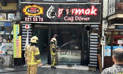 Bursa'da yangın çıkan restoran hasar gördü